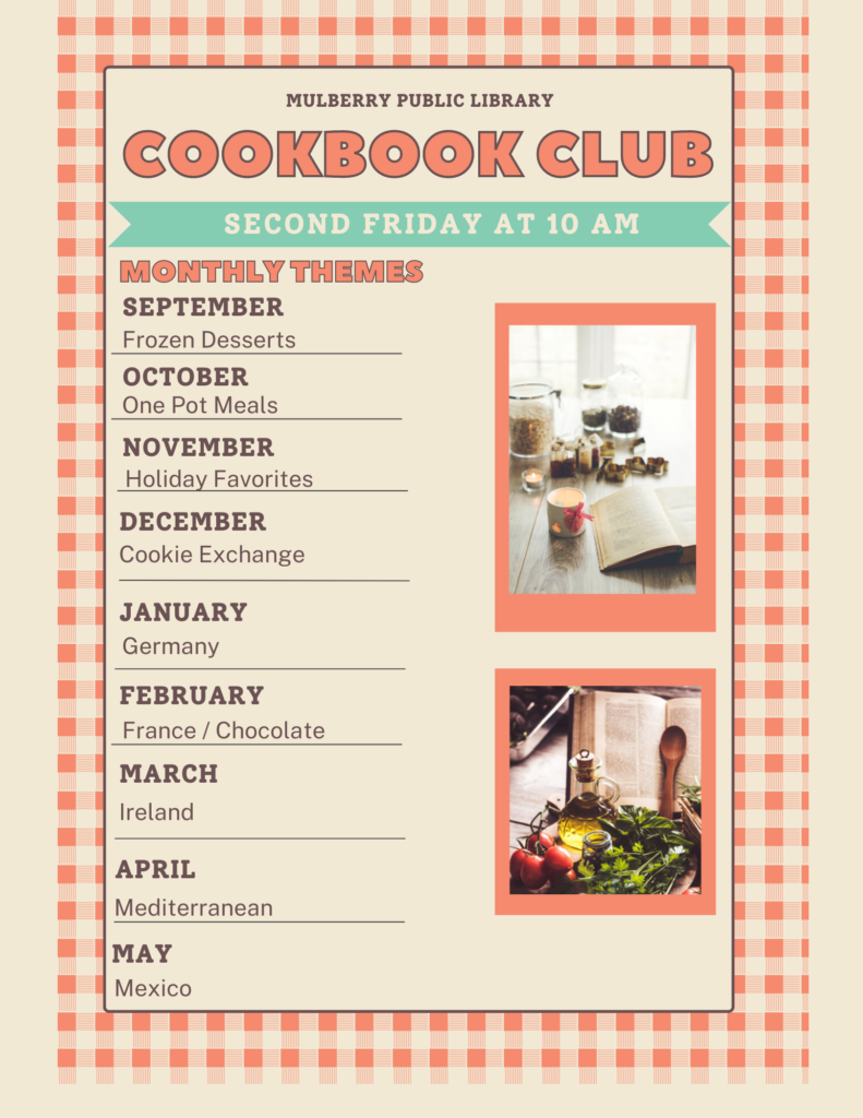 cookbook flyer