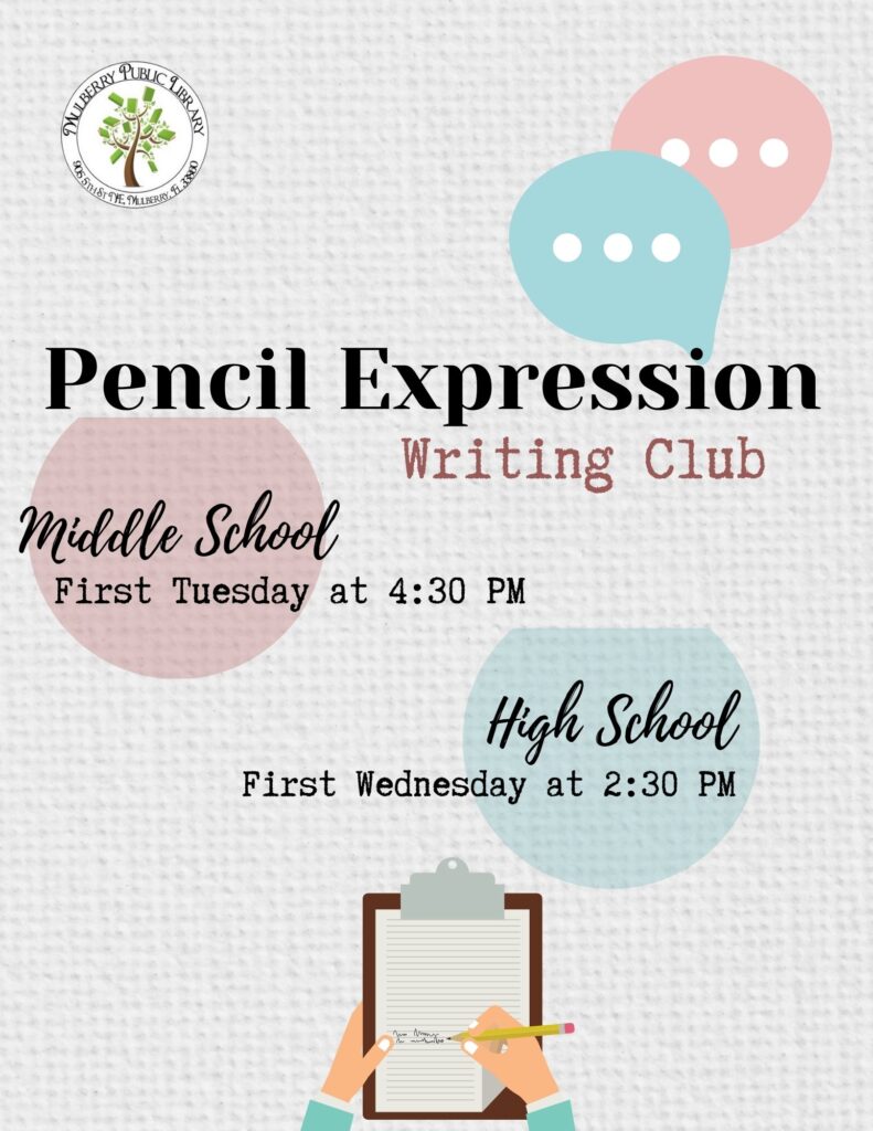 pencil expression teens flyer