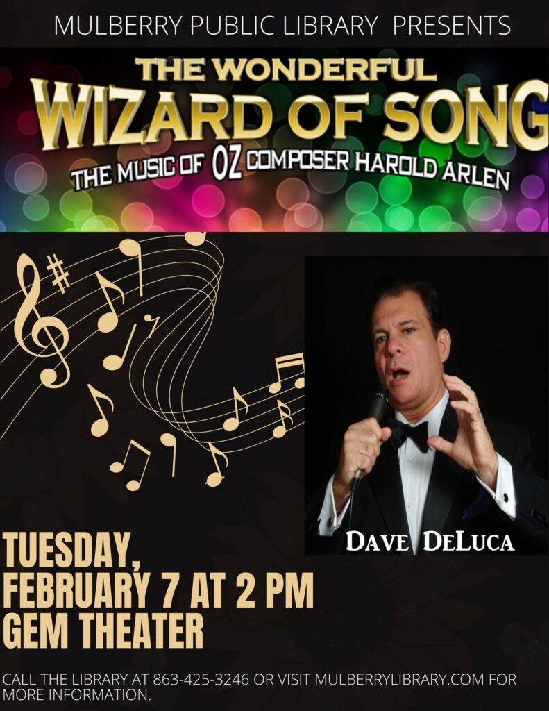 Wizard of song flyer