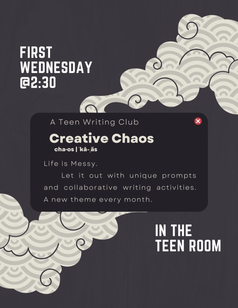 Teen writing club