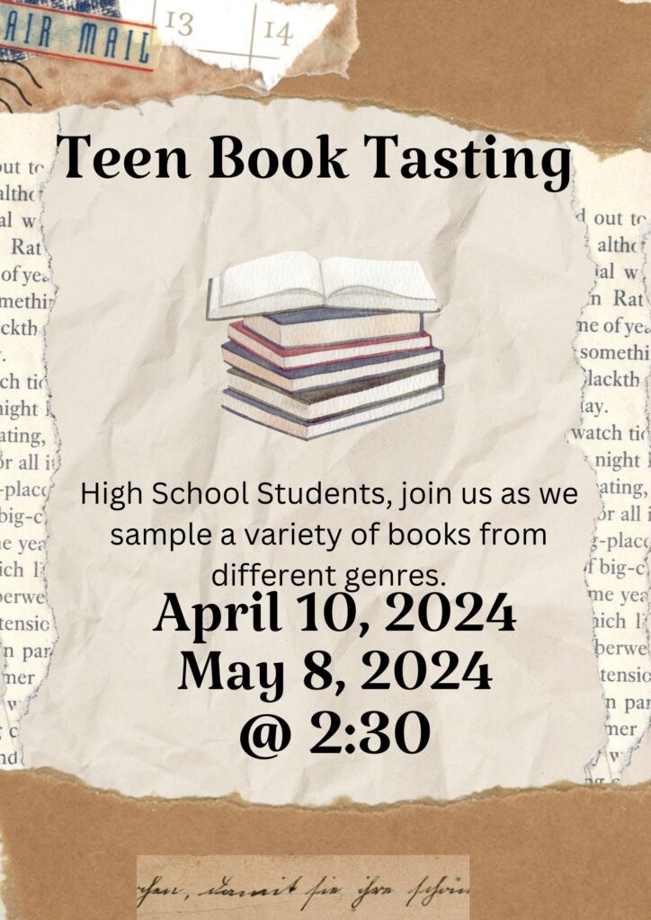 Teen Book Club Flyer
